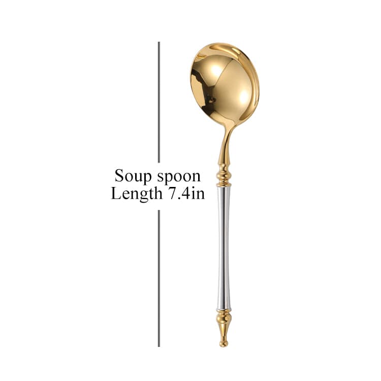 Noble Golden Cutlery Set