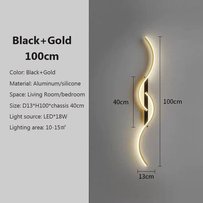 Dua Curve Wall Light