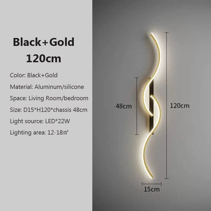 Dua Curve Wall Light