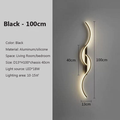 Dua Curve Wall Light