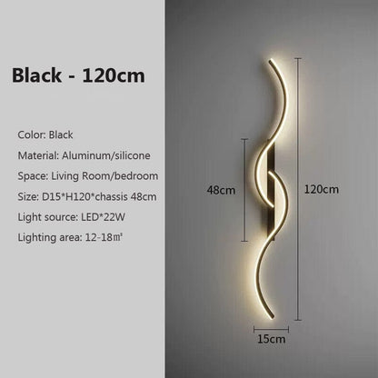 Dua Curve Wall Light