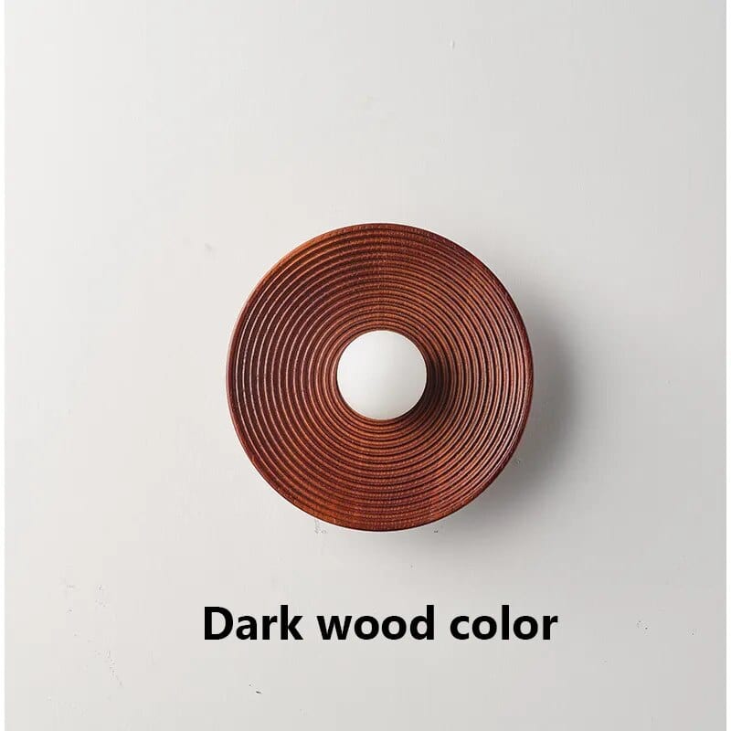 Retro WoodRound Light