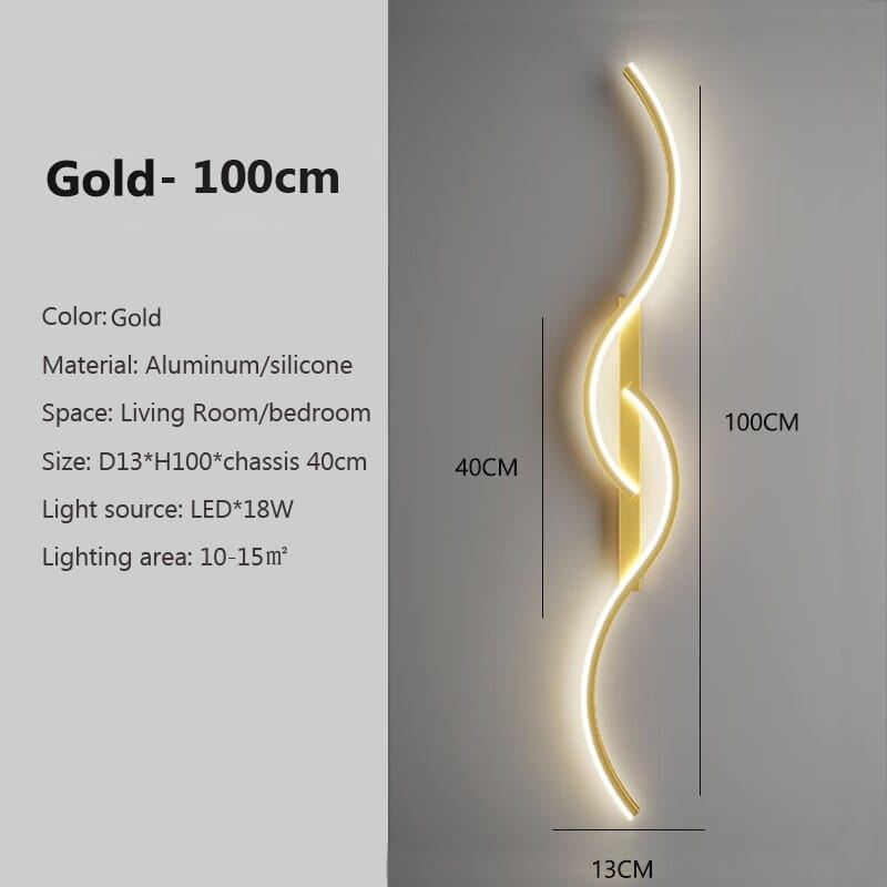 Dua Curve Wall Light