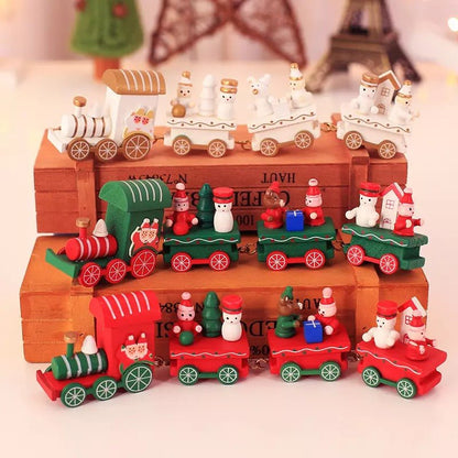 Holly Jolly Wooden Train