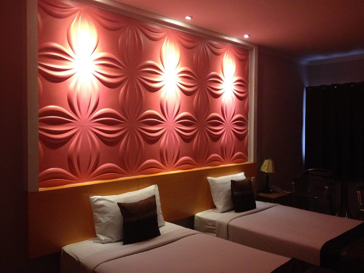 Lily Square 3D Wall Panel