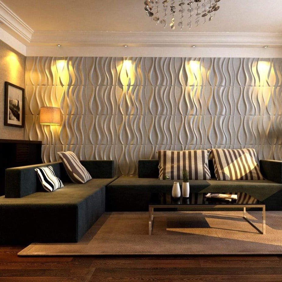 River Square 3D Wall Panel