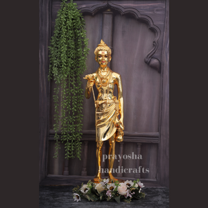 Swaminarayan Brass Idol of Lord Nilkanth Varni