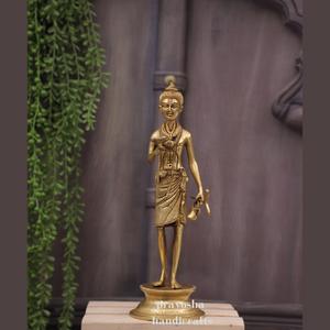 Sacred Shri Nilkanth Varni: Lord Sahajanand Swami Brass Idol